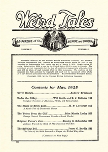 Weird Tales, Vol. 5, No. 5