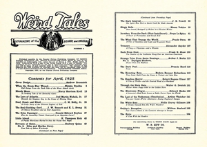 Weird Tales, Vol. 5, No. 4