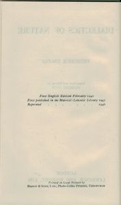 Dialectics of Nature