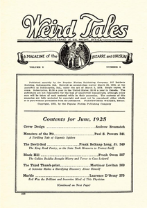 Weird Tales, Vol. 5, No. 6