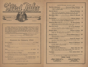Weird Tales, Vol. 15, No. 1