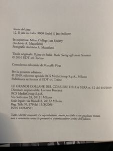 Storia Del Jazz 12. Il Jazz In Italia. 8000 dischi di jazz italiano. Da amici del jazz a Luciano Zuccheri