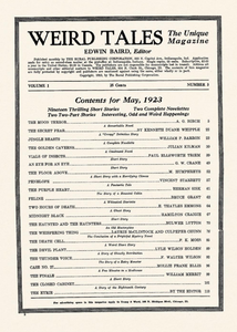 Weird Tales, Vol. 1, No. 3
