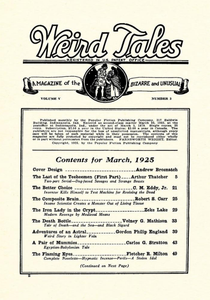 Weird Tales, Vol. 5, No. 3