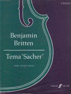 Tema 'Sacher' for Cello Solo