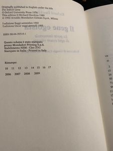 Il Gene Egoista. La Parte Immortale Di Ogni Essere Vivente