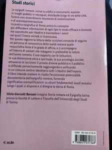 Epigrafia e storia di Roma