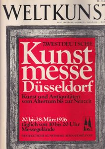 Weltkunst 46. Jahrgang - Nummer 5 / 01. März 1976