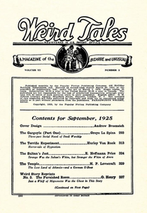 Weird Tales, Vol. 6, No. 3
