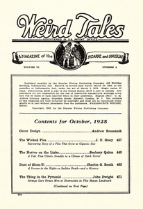Weird Tales, Vol. 6, No. 4