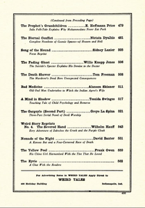 Weird Tales, Vol. 6, No. 4