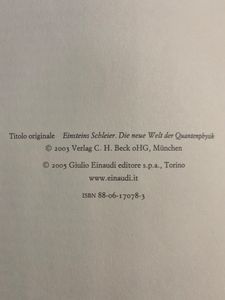 Il velo di Einstein. Il nuovo mondo della fisica quantistica