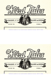 Weird Tales, Vol. 8, No. 6