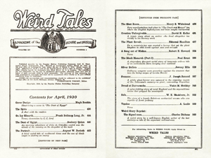 Weird Tales, Vol. 15, No. 4