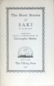 The Short Stories of Saki (H. H. Munro)