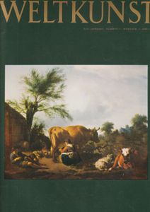 Weltkunst 44. Jahrgang - Nummer 11 / 1. Juni 1974