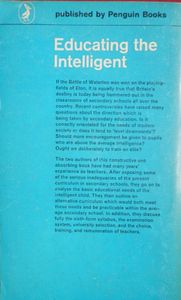 Educating the Intelligent