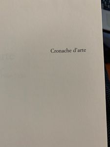 Cronache d'arte