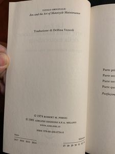 Lo Zen e l'arte della manutenzione della motocicletta