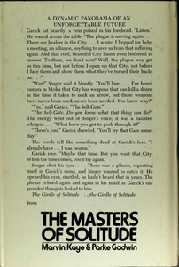 The Masters of Solitude