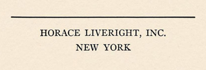 Horace Liveright, Inc.