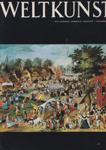 Weltkunst 44. Jahrgang - Nummer 23 / 1. Dezember 1974