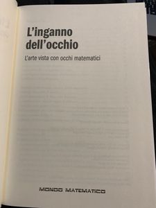 L'inganno dell'occhio. L'arte visiva con occhi matematici
