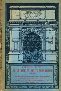 De origine et situ Germanorum liber. Ad fidem praecipue codicis aesini recensuit, praefatus est Caesar Annibaldi