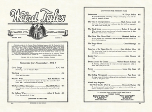 Weird Tales, Vol. 18, No. 4