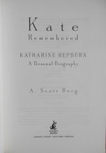 Kate Remembered: A personal Biography