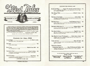 Weird Tales, Vol. 19, No. 6