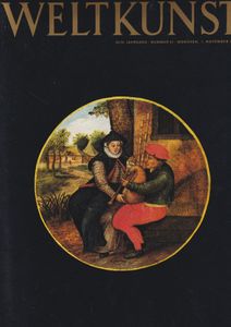 Weltkunst 44. Jahrgang - Nummer 21 / 1. November 1974