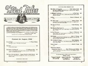 Weird Tales, Vol. 20, No. 2