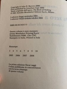 Da zero a infinito. La grande storia del nulla