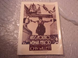 Art and Politics in the Weimar Period