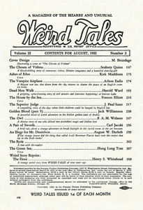 Weird Tales, Vol. 22, No. 2