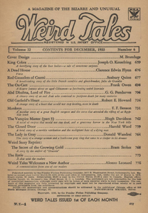 Weird Tales, Vol. 22, No. 6