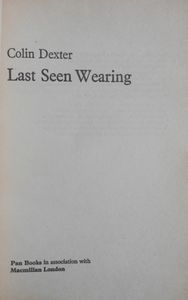 Last Seen Wearing