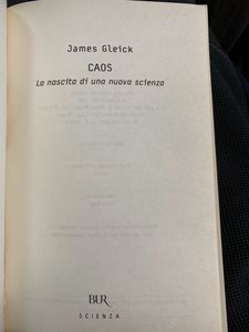 Caos. La nascita di una nuova scienza