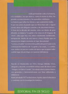 La Gente Y Las Cosas En El Uruguay De 1830
