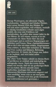 Leben Und Lieben Des Mr. Jazzarsch Nigger