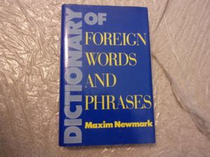 Dictionary of Foreign Words and Phrases