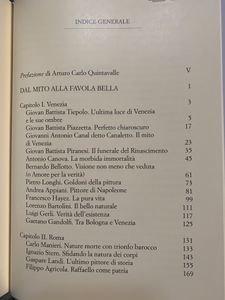 Dal mito alla favola bella. Da Canaletto a Baldini. Il tesoro d'Italia V
