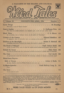 Weird Tales, Vol. 23, No. 4
