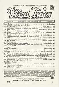 Weird Tales, Vol. 24, No. 4