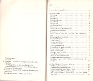 Musik und Politik. Schriften und Gespräche 1955–1975