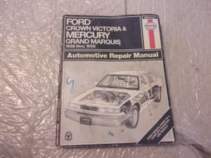 Ford Crown Victoria & Mercury Grand Marquis 1988 thru 1996: Automotive Repair Manual