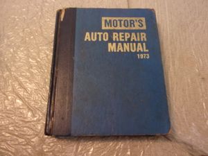 Motor's Auto Repair Manual  1973