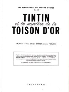 Tintin Et Le Mystère De La Toison D'Or 	