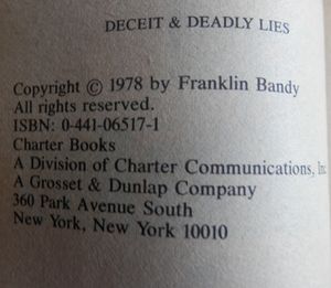 Deceit and Deadly Lies